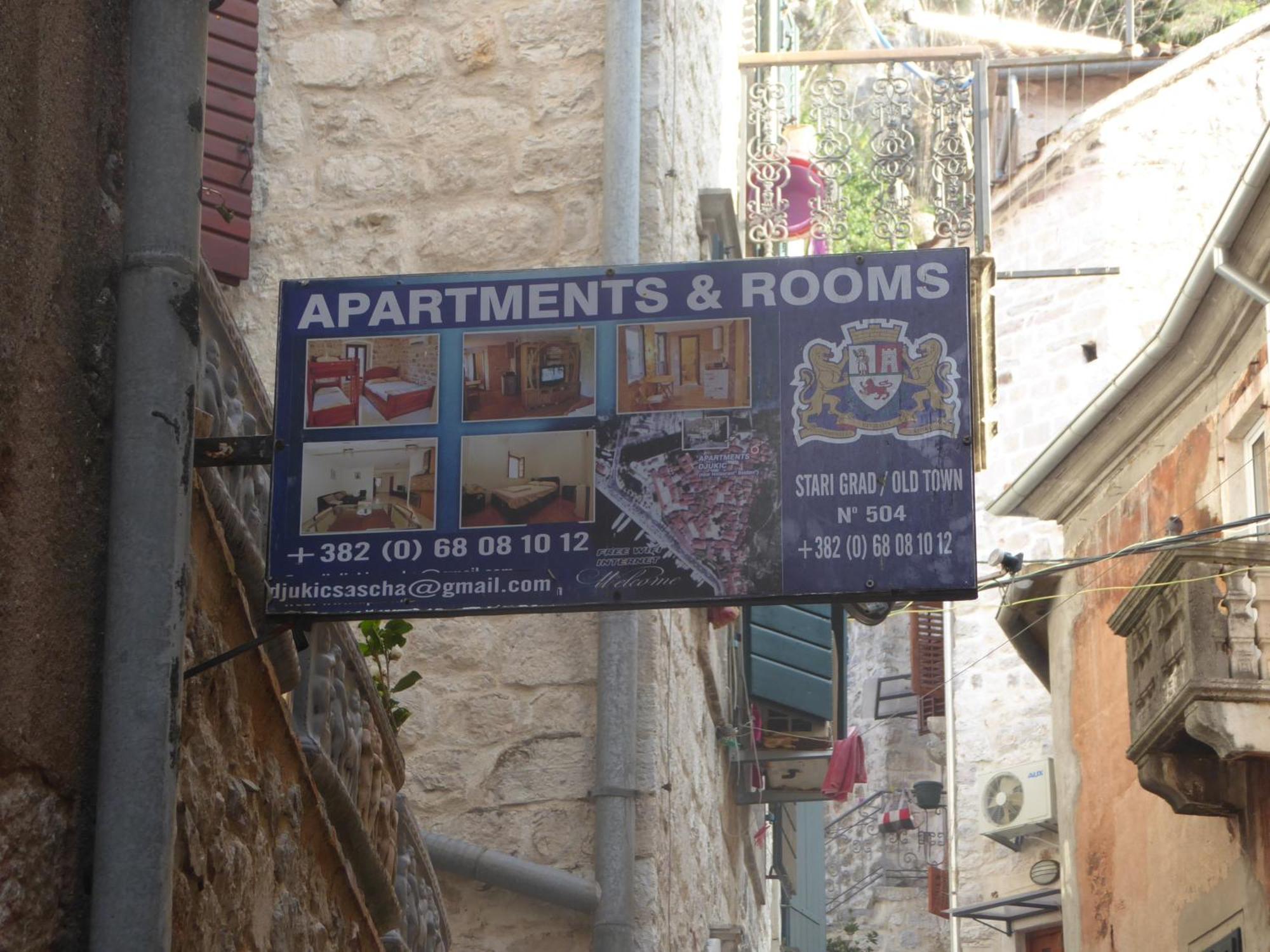Apartments Dukic Kotor Bagian luar foto